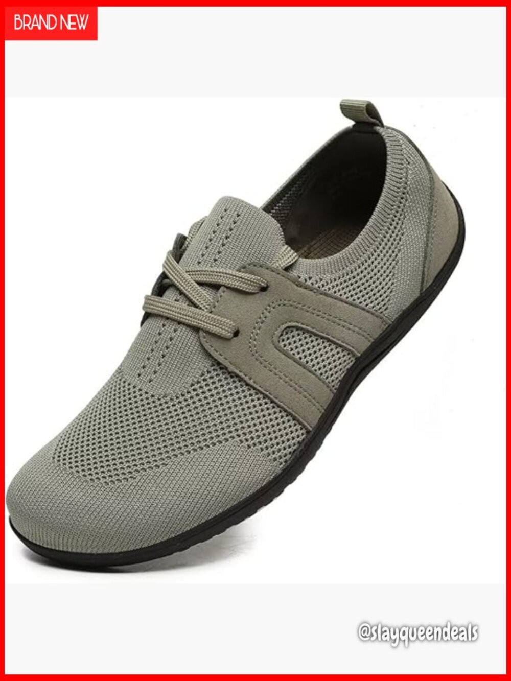 Women's Wide Toe Minimalist Barefoot Walking Shoes Knit Mesh Sneakers